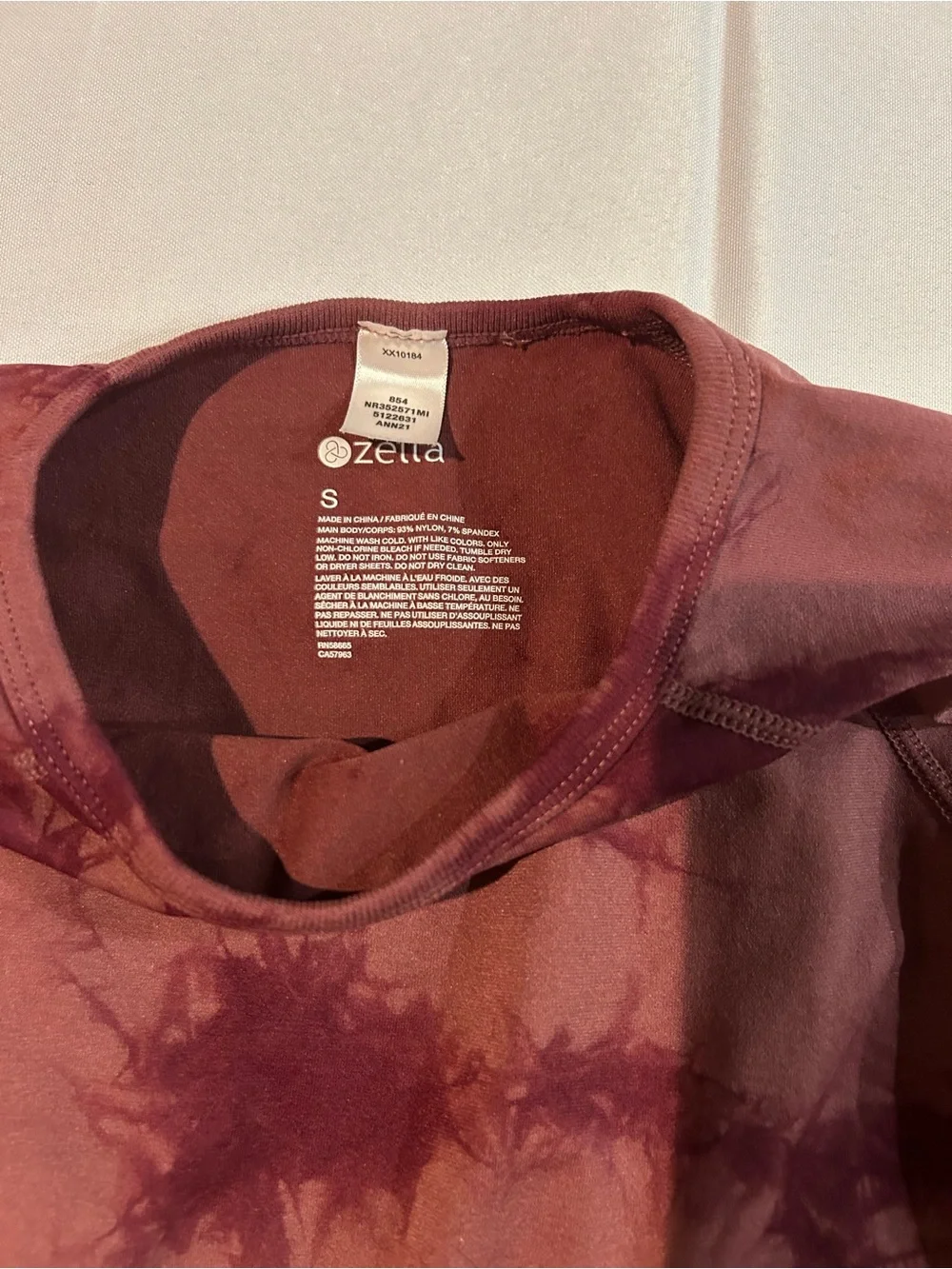 NWOT Zella Seamless Wick It Women's SMALL Long Sleeve shirt